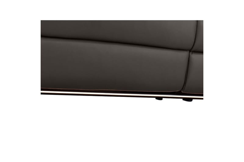 Sofa 2-seter Pareli Brun, Lær/PU, Manuell hvilestol - Brun, Lær/PU, Manuell hvilestol - Møbler - Sofaer - Reclinersofaer