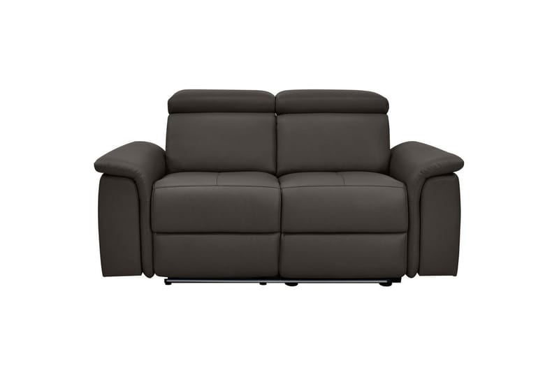 Sofa 2-seter Pareli Brun, Lær/PU, Manuell hvilestol - Brun, Lær/PU, Manuell hvilestol - Møbler - Sofaer - Reclinersofaer