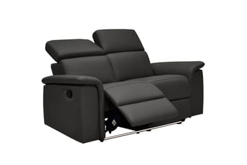 Sofa 2-seter Pareli Brun, PU, Manuell hvilestol - Brun, PU, Manuell hvilestol - Møbler - Sofaer - Reclinersofaer - 2 seters kinosofa & reclinersofa