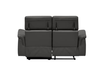 Sofa 2-seter Pareli Brun, PU, Manuell hvilestol - Brun, PU, Manuell hvilestol - Møbler - Sofaer - Reclinersofaer - 2 seters kinosofa & reclinersofa