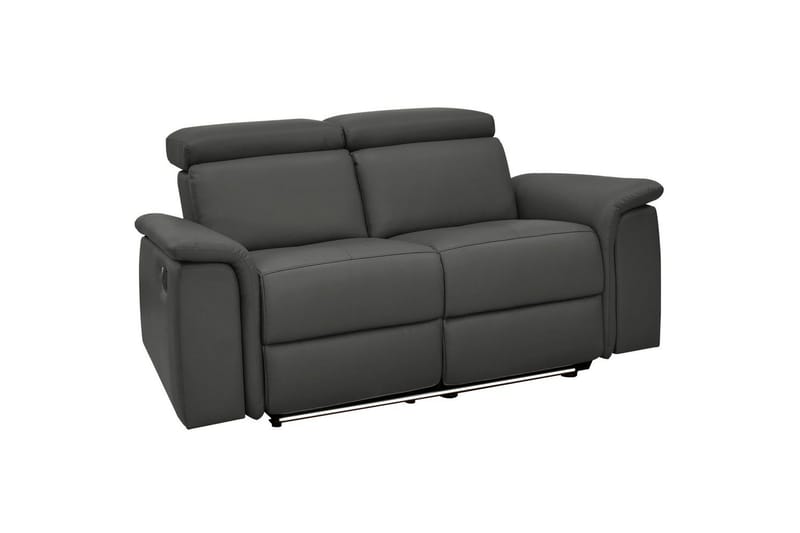 Sofa 2-seter Pareli Svart, PU, Elektrisk recliner - Svart, PU, Elektrisk recliner - Møbler - Sofaer - Reclinersofaer - 2 seters kinosofa & reclinersofa