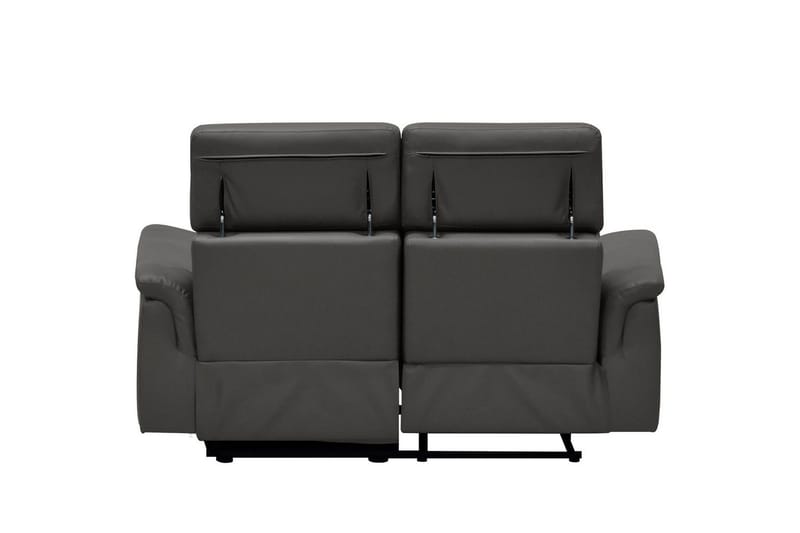 Sofa 2-seter Pareli Brun, PU, Manuell hvilestol - Brun, PU, Manuell hvilestol - Møbler - Sofaer - Skinnsofaer