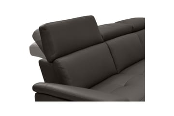 Sofa 2-seter Pareli Brun, Lær/PU, Manuell hvilestol - Brun, Lær/PU, Manuell hvilestol - Møbler - Sofaer - Skinnsofaer