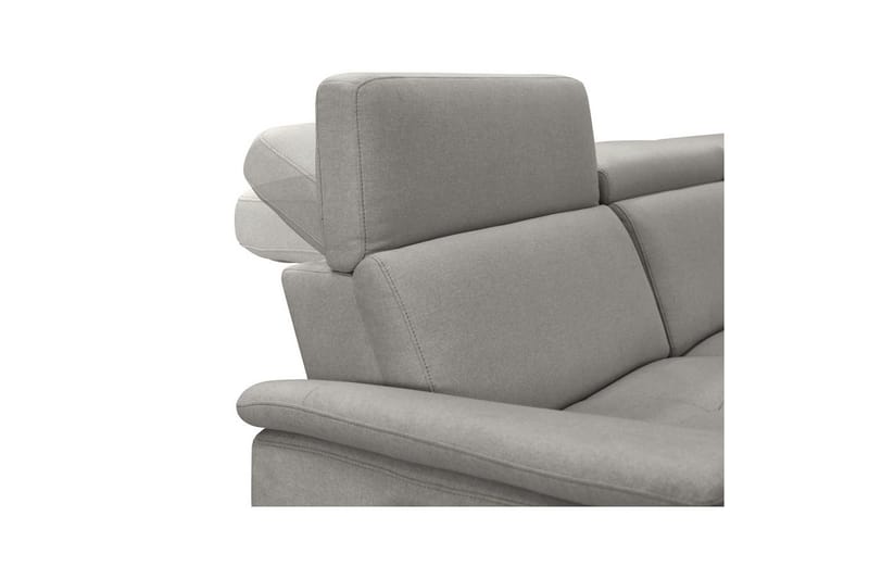Sofa 2-seter Pareli Grå, Sunday Stoff, Manuell hvilestol - Grå, Sunday Stoff, Manuell hvilestol - Møbler - Sofaer - Reclinersofaer - 2 seters kinosofa & reclinersofa
