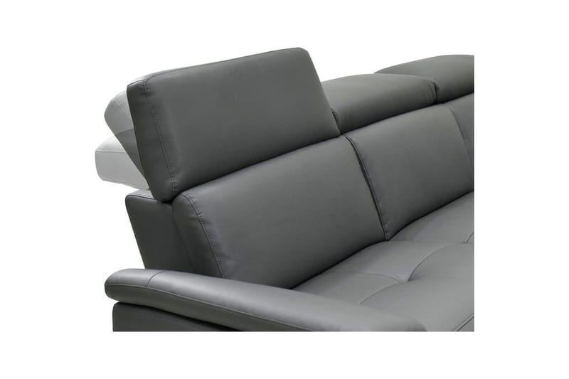 Sofa 2-seter Pareli Grå, Lær/PU, Elektrisk recliner - Grå, Lær/PU, Elektrisk recliner - Møbler - Sofaer - Skinnsofaer