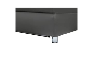 Sofa 2-seter Pareli Grå, Lær/PU, Manuell hvilestol - Grå, Lær/PU, Manuell hvilestol - Møbler - Sofaer - Skinnsofaer