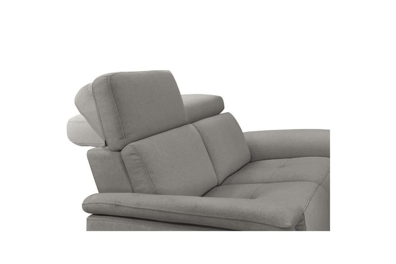 Sofa 2-seter Pareli Grå, Sunday Stoff, Manuell hvilestol - Grå, Sunday Stoff, Manuell hvilestol - Møbler - Sofaer - Reclinersofaer - 2 seters kinosofa & reclinersofa