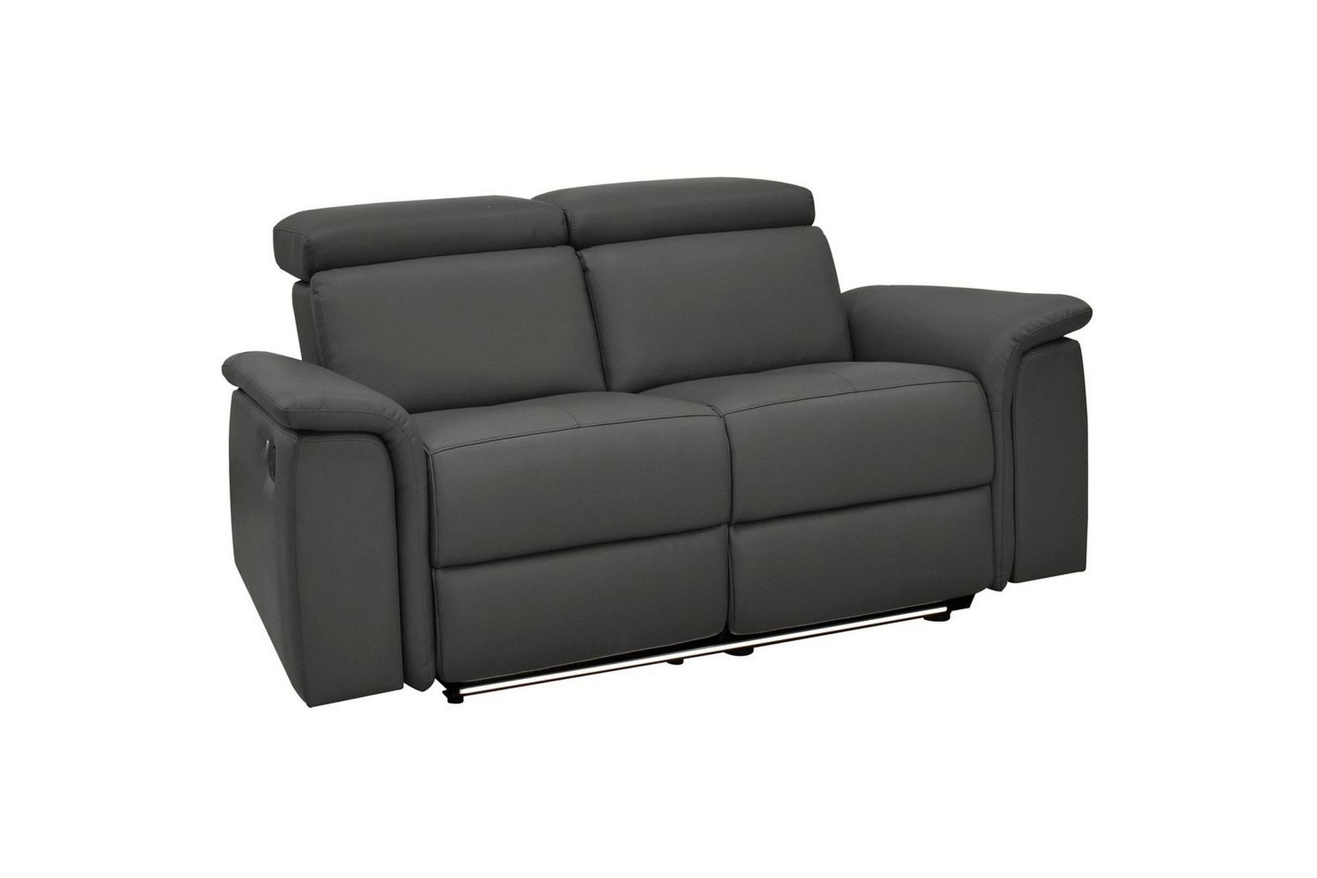 Sofa 2-seter Pareli Svart, PU, Elektrisk recliner - Svart, PU, Elektrisk recliner