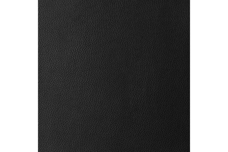 Sofa 3-seter Lund Svart, PU, Manuell hvilestol - Svart, PU, Manuell hvilestol - Møbler - Sofaer - Sofa 3 seter