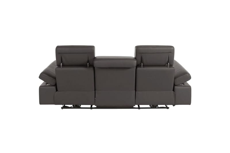 Sofa 3-seter Rayland Brun, PU, Elektrisk recliner - Brun, PU, Elektrisk recliner - Møbler - Sofaer - Sofa 3 seter