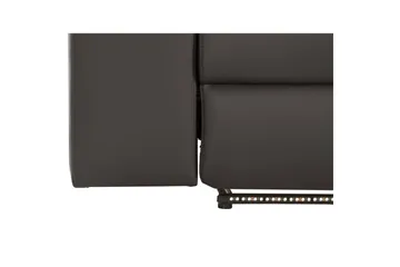 Sofa 3-seter Rayland Brun, PU, Elektrisk recliner - Brun, PU, Elektrisk recliner - Møbler - Sofaer - Sofa 3 seter