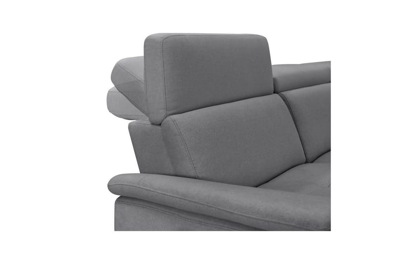 Sofa 3-seter Pareli Grå, Sunday Stoff, Elektrisk recliner - Grå, Sunday Stoff, Elektrisk recliner - Møbler - Sofaer - Sofa 3 seter