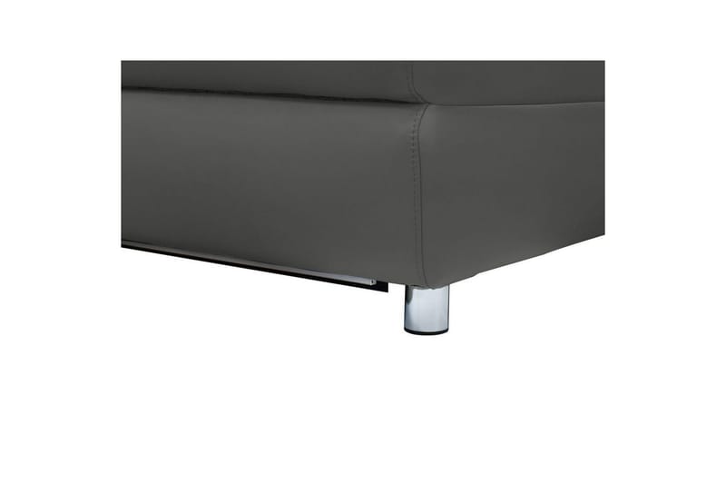 Sofa 3-seter Pareli Grå, PU, Elektrisk recliner - Grå, PU, Elektrisk recliner - Møbler - Sofaer - Sofa 3 seter