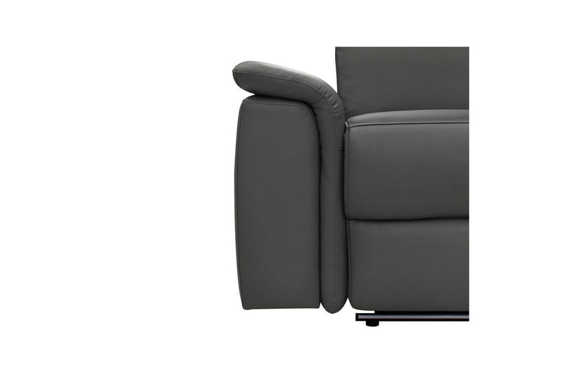 Sofa 3-seter Pareli Svart, PU, Elektrisk recliner - Svart, PU, Elektrisk recliner - Møbler - Sofaer - Sofa 3 seter