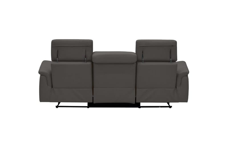 Sofa 3-seter Pareli Brun, PU, Manuell hvilestol - Brun, PU, Manuell hvilestol - Møbler - Sofaer - Reclinersofaer