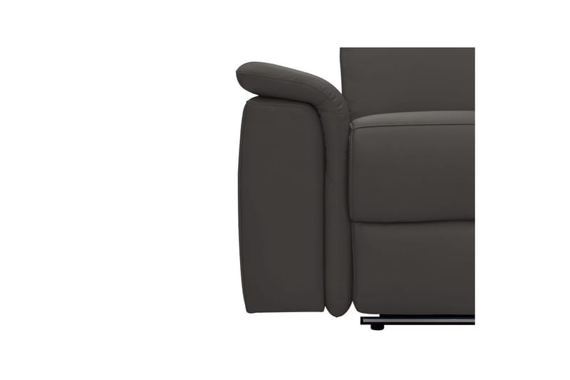 Sofa 3-seter Pareli Brun, PU, Manuell hvilestol - Brun, PU, Manuell hvilestol - Møbler - Sofaer - Reclinersofaer