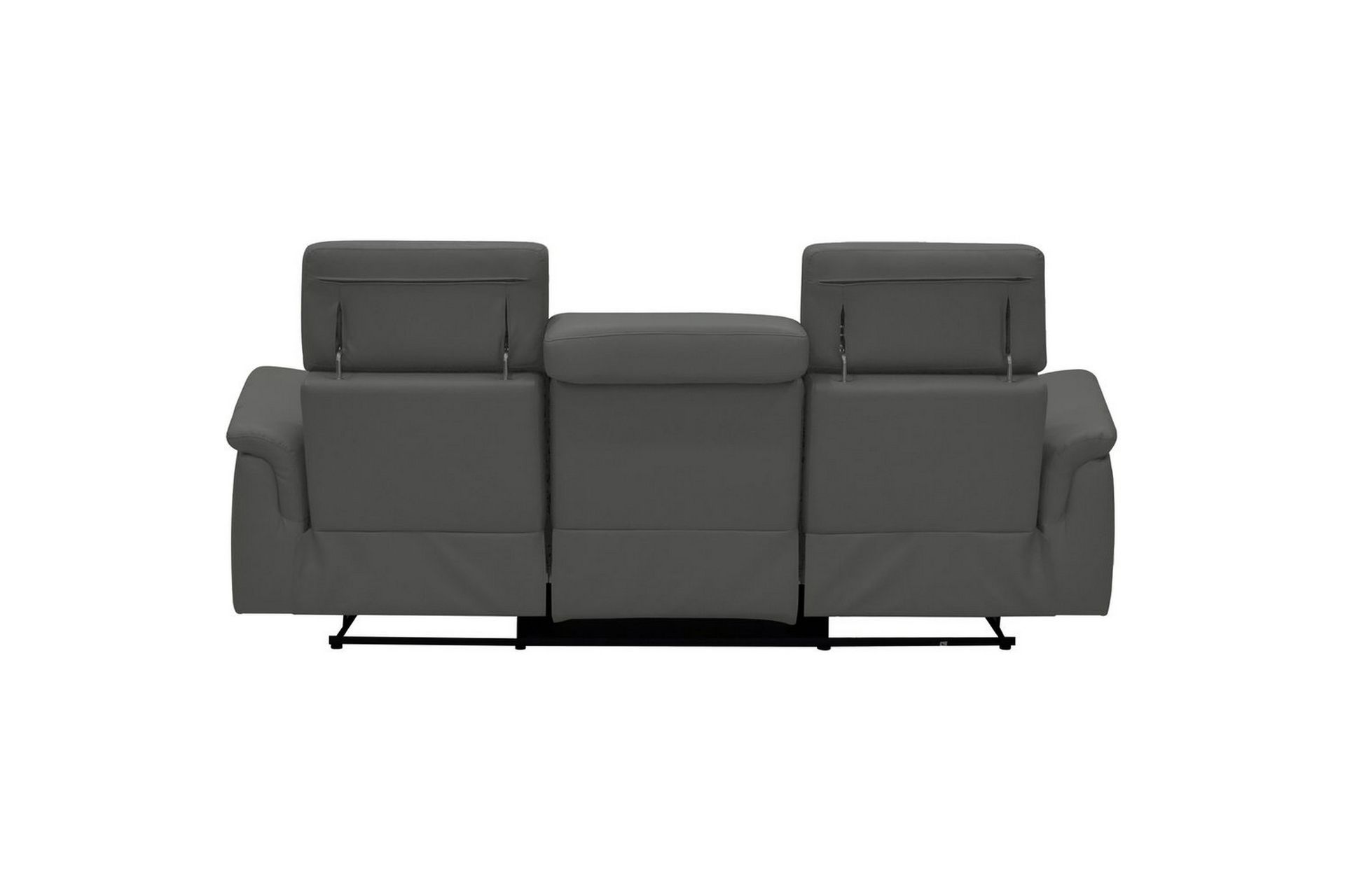 Sofa 3-seter Pareli Grå, PU, Elektrisk recliner - Grå, PU, Elektrisk recliner - Møbler - Sofaer - Sofa 3 seter
