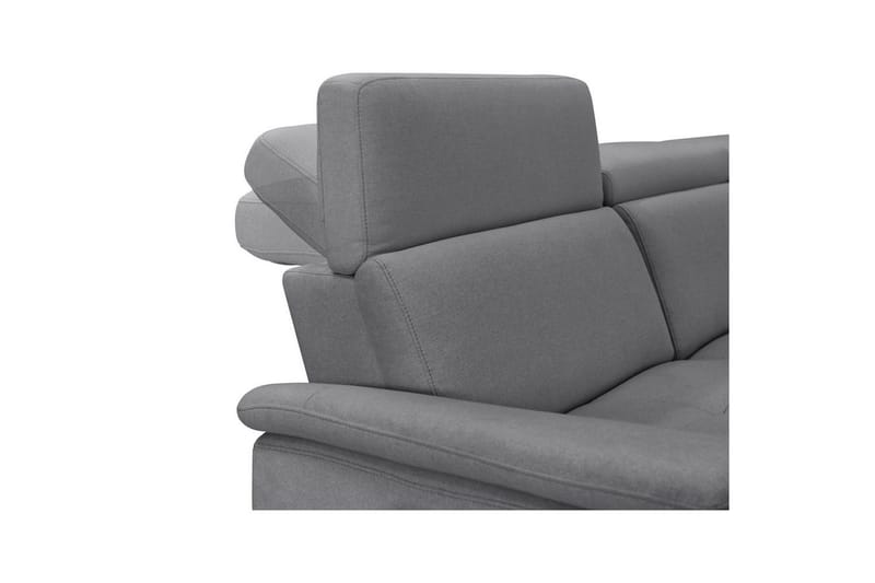 Sofa 3-seter Pareli Grå, Sunday Stoff, Elektrisk recliner - Grå, Sunday Stoff, Elektrisk recliner - Møbler - Sofaer - Reclinersofaer