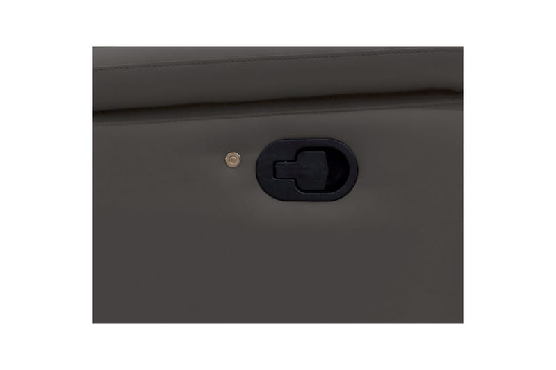 Sofa 3-seter Pareli Brun, PU, Manuell hvilestol - Brun, PU, Manuell hvilestol - Møbler - Sofaer - Sofa 3 seter