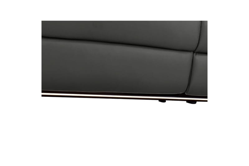 Sofa 3-seter Pareli Svart, PU, Elektrisk recliner - Svart, PU, Elektrisk recliner - Møbler - Sofaer - Sofa 3 seter