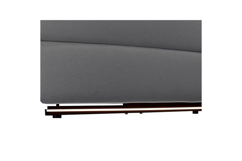 Sofa 3-seter Pareli Grå, Sunday Stoff, Manuell hvilestol - Grå, Sunday Stoff, Manuell hvilestol - Møbler - Sofaer - Sofa 3 seter