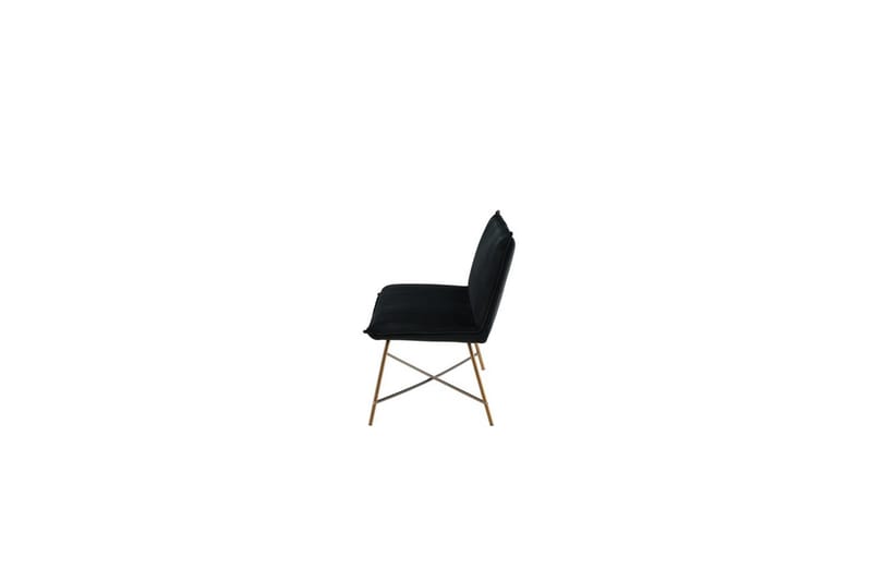 Sofa 3-seters Petra Kobber / Svart Fløyel - Møbler - Sofaer - Sofa 3 seter