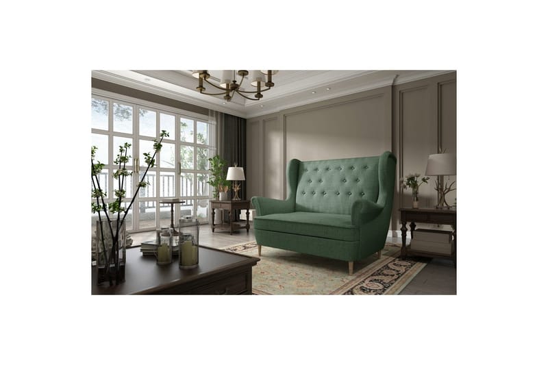 Sofa Eltap Aros 150x103x90 cm - Solid 39, Grønn - Møbler - Sofaer - 2 seter sofa