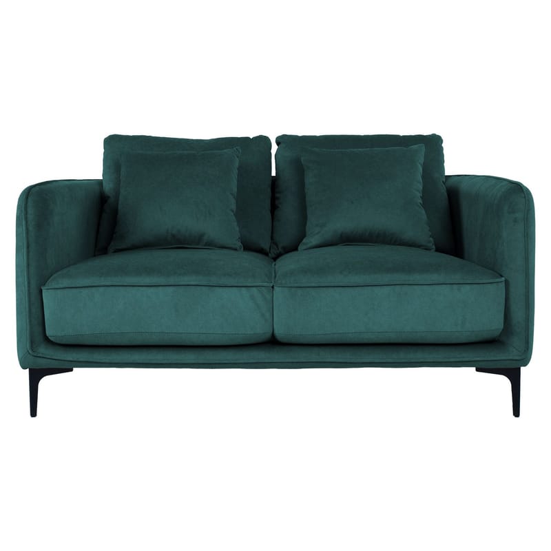 Sofa HOME4YOU Bianka 2-seter Grønn - grønn - Møbler - Sofaer - Fløyel sofaer