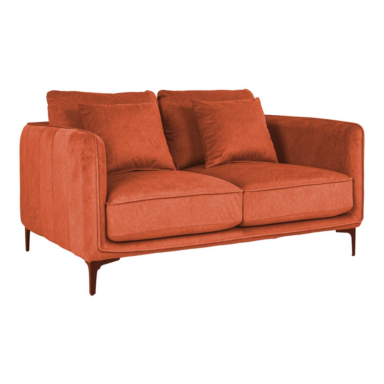Sofa HOME4YOU Bianka 2-seter Oransje - oransje