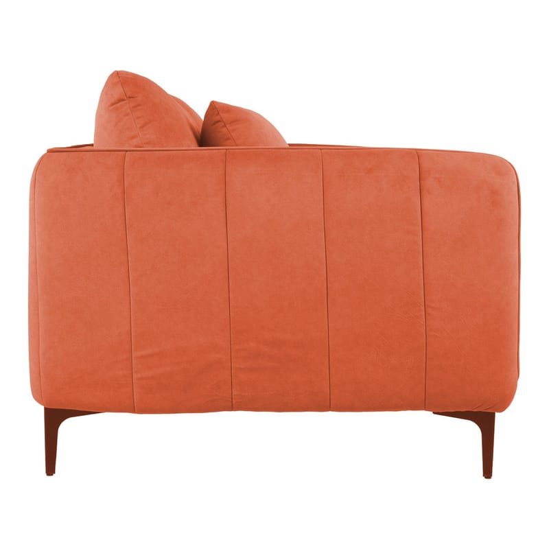 Sofa HOME4YOU Bianka 2-seter Oransje - oransje - Møbler - Sofaer - Fløyel sofaer