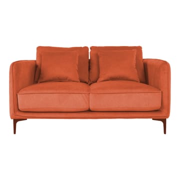 Sofa HOME4YOU Bianka 2-seter Oransje - oransje - Møbler - Sofaer - Fløyel sofaer