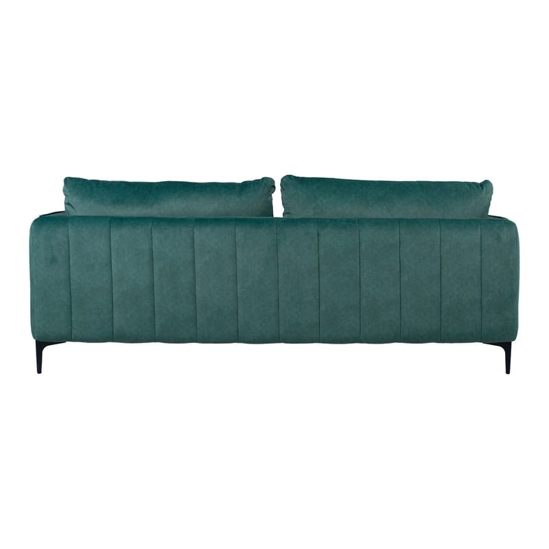 Sofa HOME4YOU Bianka 3-seter Grønn - grønn - Møbler - Sofaer - Fløyel sofaer