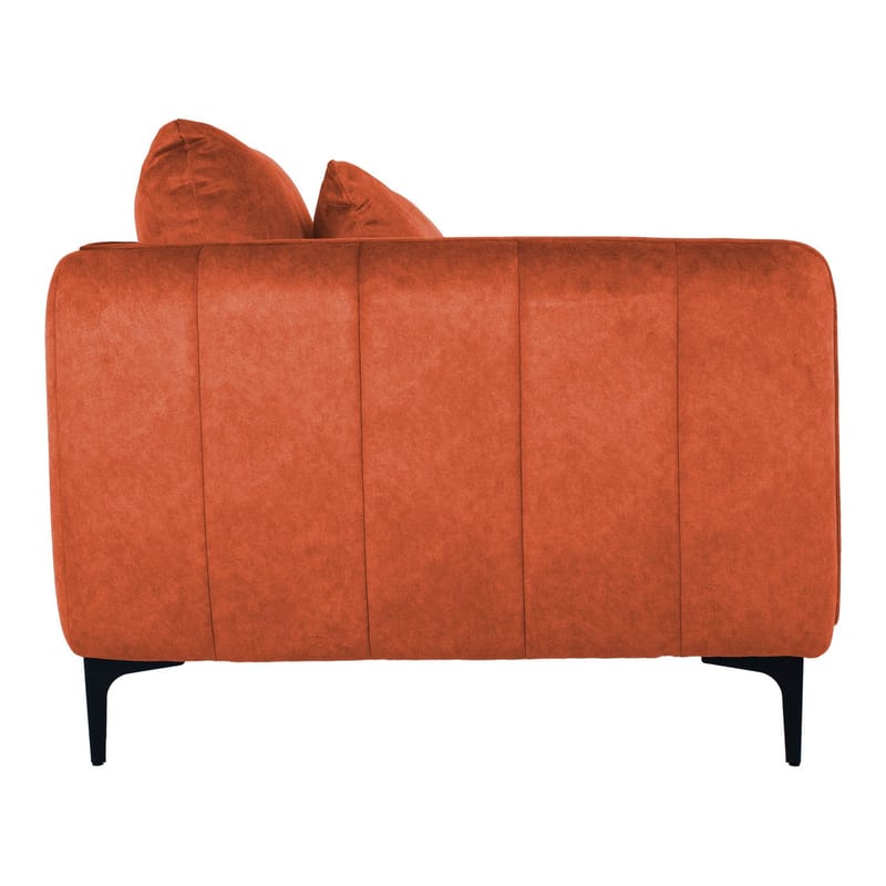 Sofa HOME4YOU Bianka 3-seter Oransje - oransje - Møbler - Sofaer - Fløyel sofaer