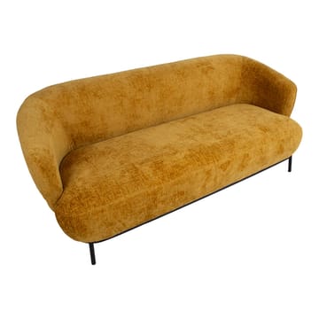 Sofa HOME4YOU Gemala 2,5-seter Gul - gul - Møbler - Sofaer - Fløyel sofaer