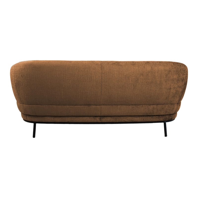 Sofa HOME4YOU Gemala 2,5-seter Oransje - oransje - Møbler - Sofaer - Fløyel sofaer