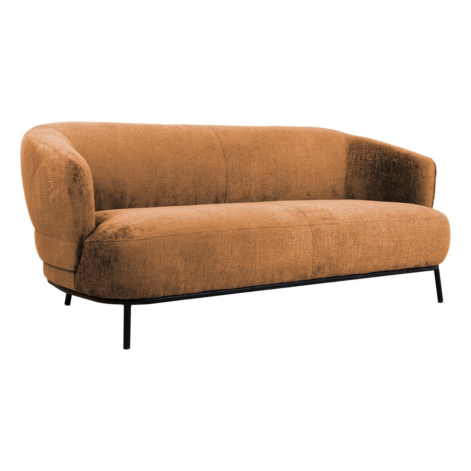Sofa HOME4YOU Gemala 2,5-seter Oransje - oransje