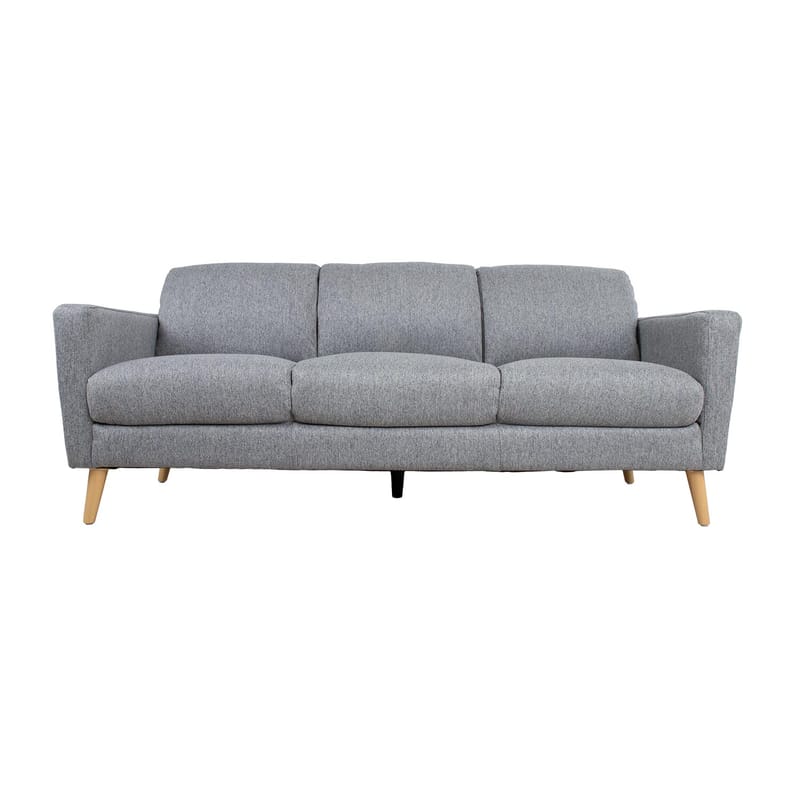 Sofa HOME4YOU Kaili 3-seter Grå - grå - Møbler - Sofaer - Sofa 3 seter