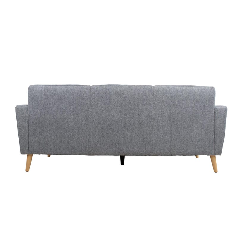 Sofa HOME4YOU Kaili 3-seter Grå - grå - Møbler - Sofaer - Sofa 3 seter