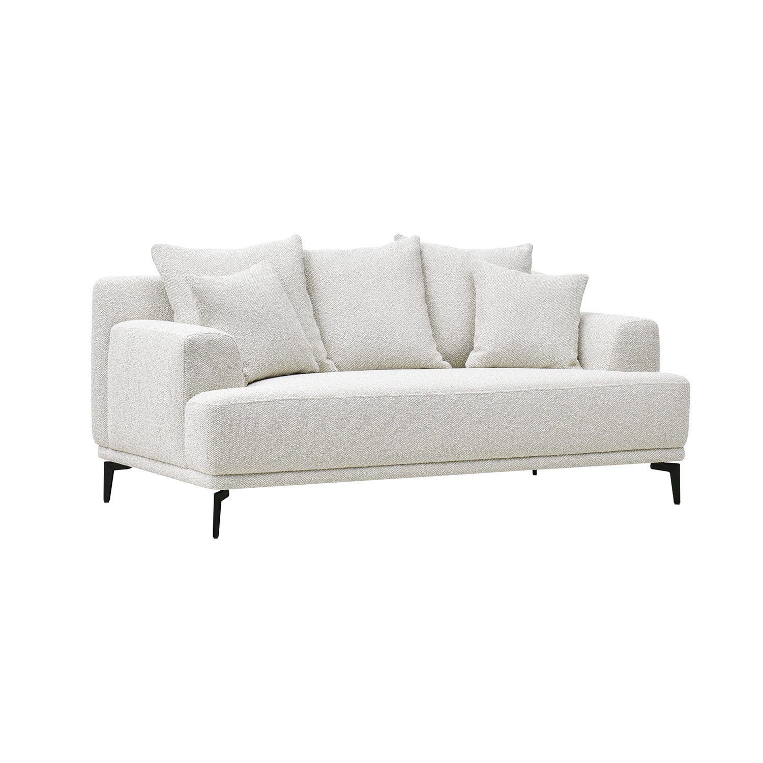 Sofa HOME4YOU Magnolia 2-seter lys beige - lys beige