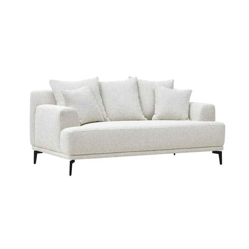 Sofa HOME4YOU Magnolia 2-seter lys beige, lys beige