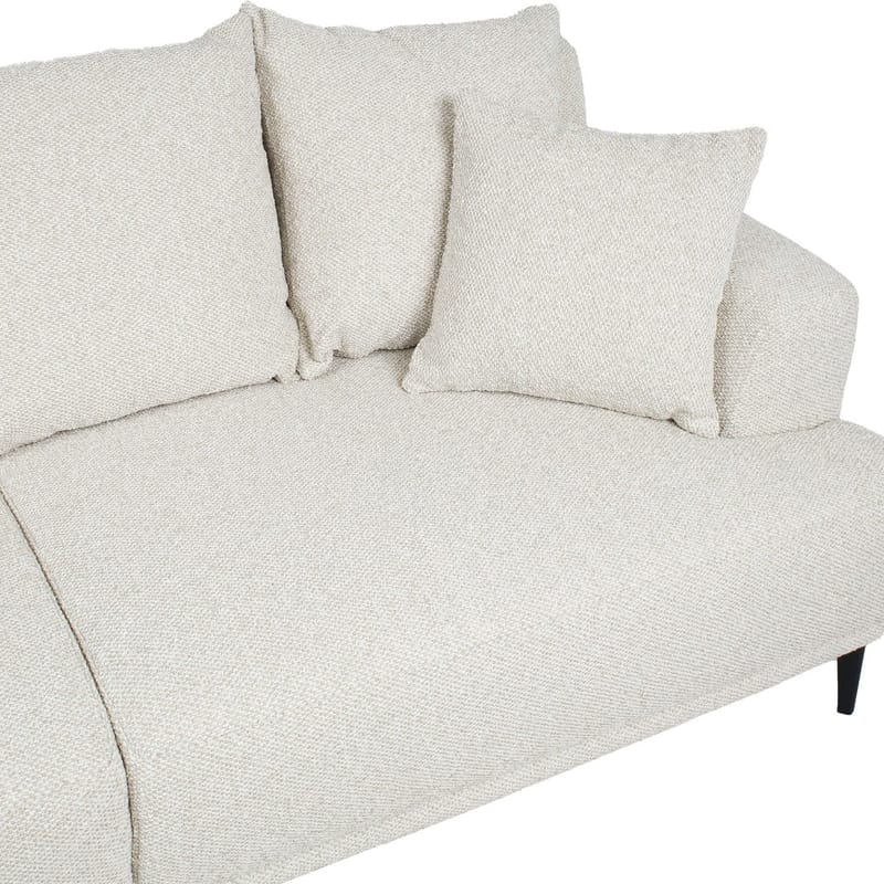 Sofa HOME4YOU Magnolia 3-seter lys beige - lys beige - Møbler - Sofaer - Sofa 3 seter