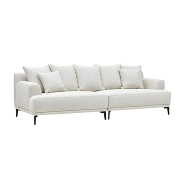Sofa HOME4YOU Magnolia 4-seter lys beige - Lys beige - Møbler - Sofaer - 4 seter sofa