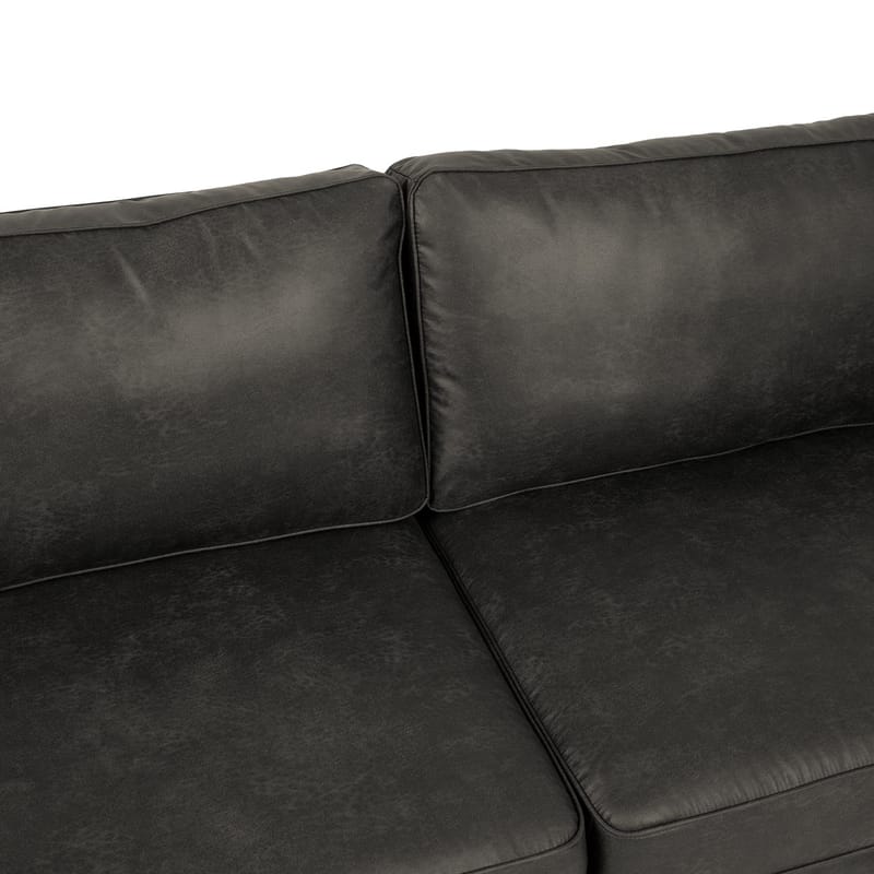 Sofa HOME4YOU Sofia 2-seter Mørk oliven - mørk oliven - Møbler - Sofaer - Skinnsofaer