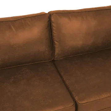 Sofa HOME4YOU Sofia 3-seter Brun - Brun - Møbler - Sofaer - Sofa 3 seter
