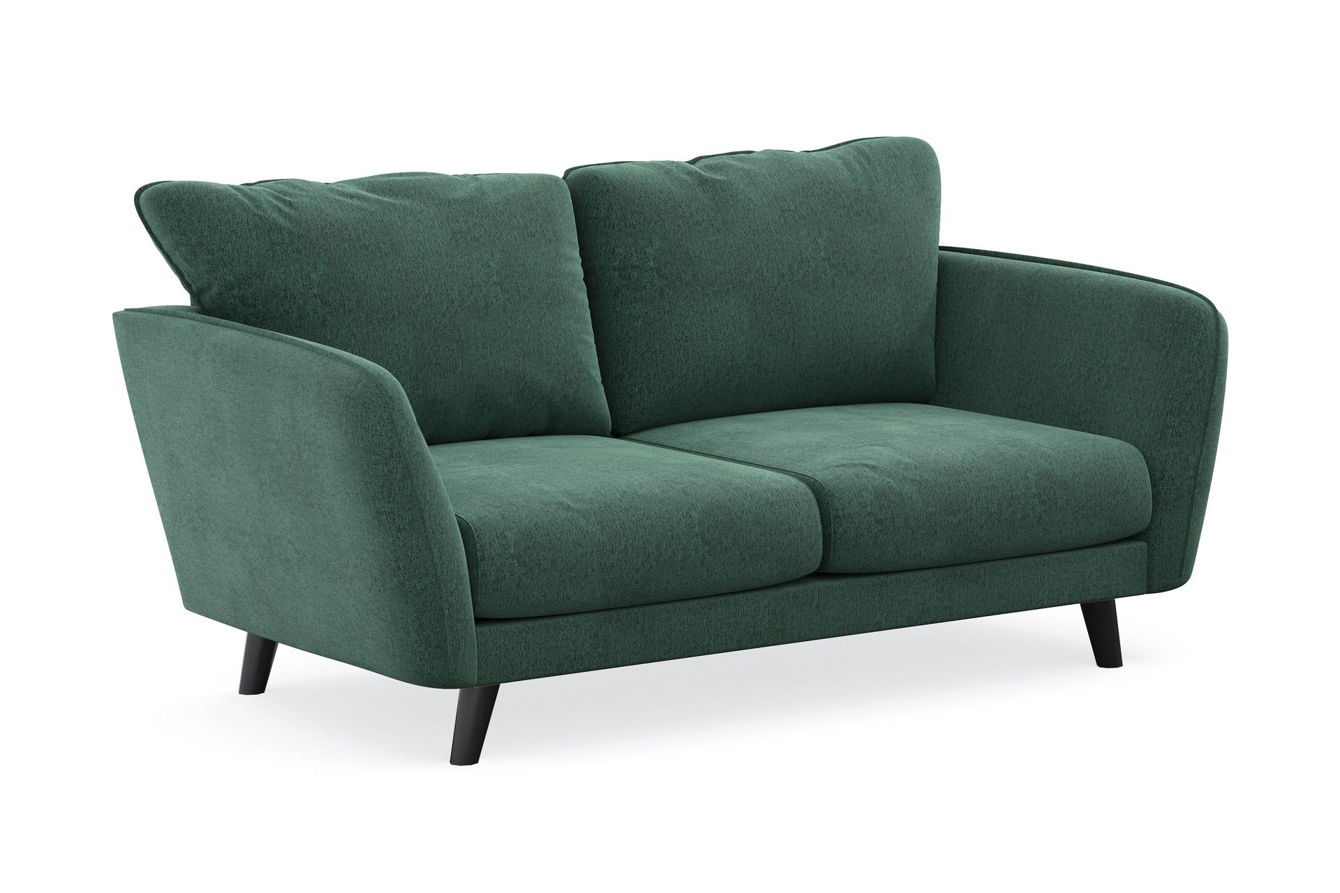 Trend Lyx 2-seters Fløyelssofa - Mørkegrønn - Møbler - Sofaer - 2 seter sofa