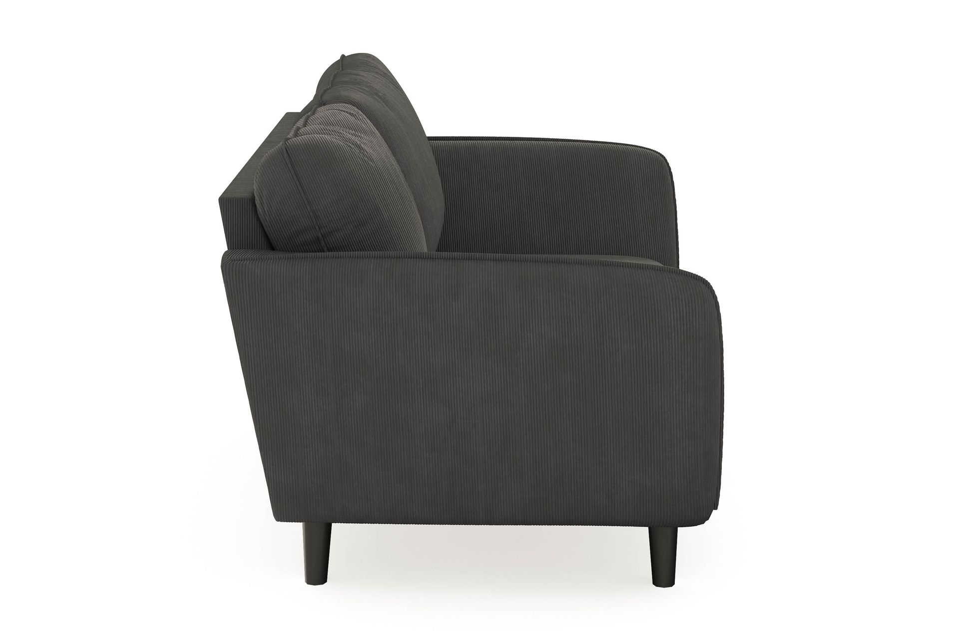 Trend Lyx 2-seters Manchestersofa - Mørk grå - Møbler - Sofaer - 2 seter sofa