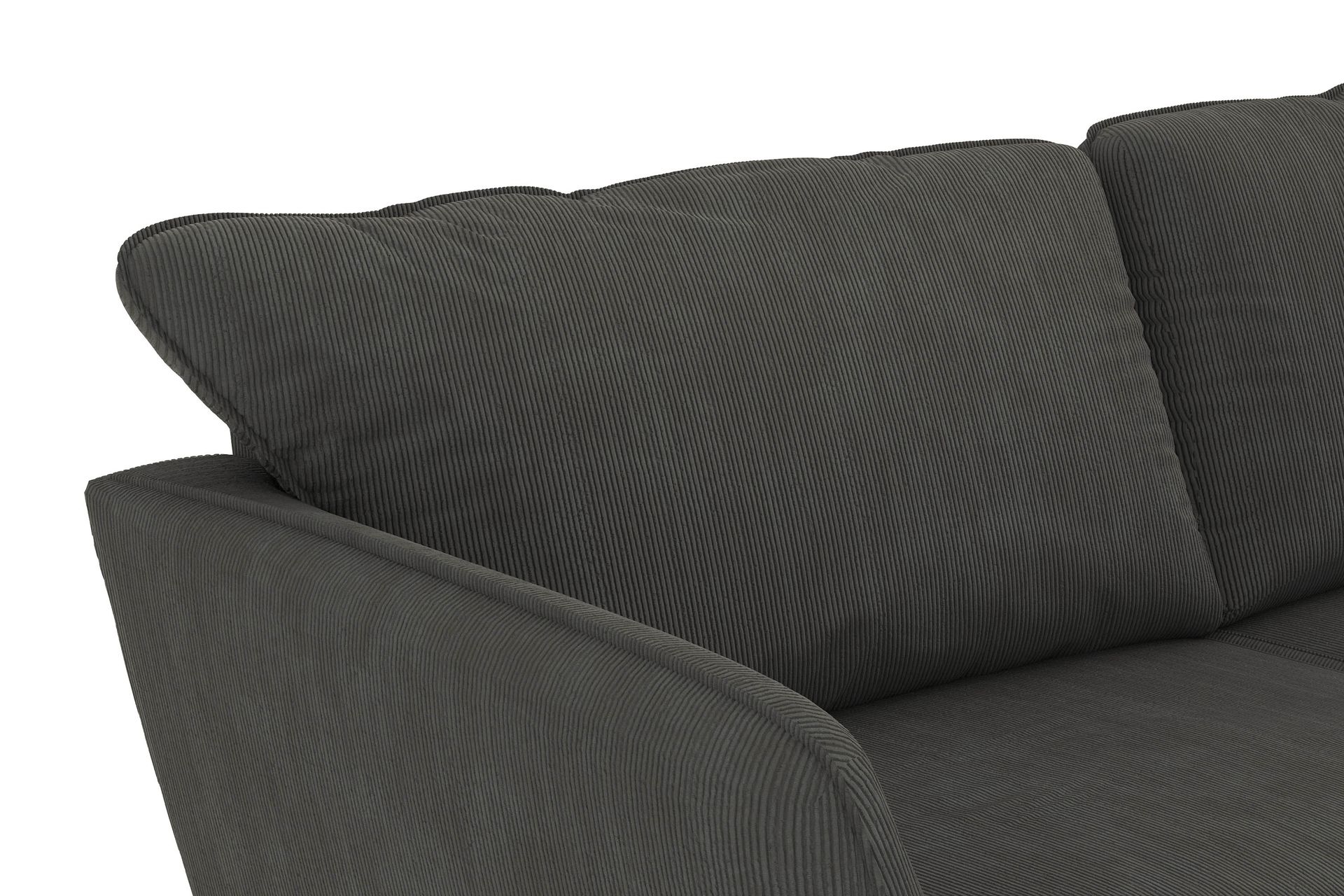 Trend Lyx 2-seters Manchestersofa - Mørk grå - Møbler - Sofaer - 2 seter sofa