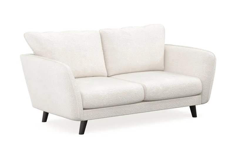 Trend Lyx 2-seters Sofa i Bouclé - Hvit - Møbler - Sofaer - 2 seter sofa