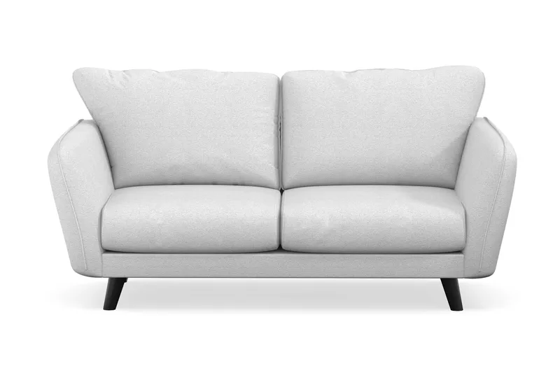 Trend Lyx 2-seters Stoffsofa, Lys grå