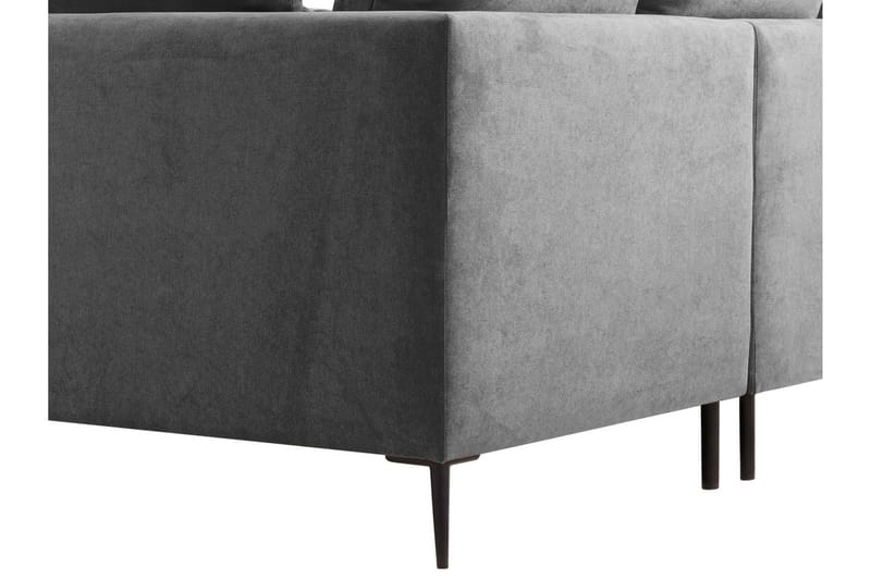 3-seters Hjørnesofa - Blå - Møbler - Sofaer - Sofa med sjeselong